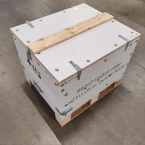 série de caisses navettes avec calage mousse technique